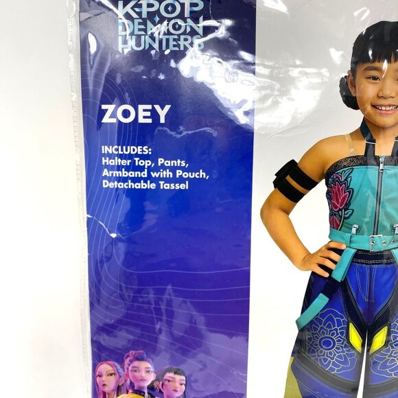 Spirit Halloween KPop Demon Hunters Zoey Costume Size XL Halloween Cosplay New - Picture 3 of 10